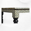 Bone Inlay Mehrab Dining Table Black 2