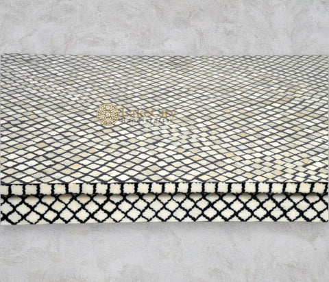 Bone Inlay Mehrab Dining Table Black
