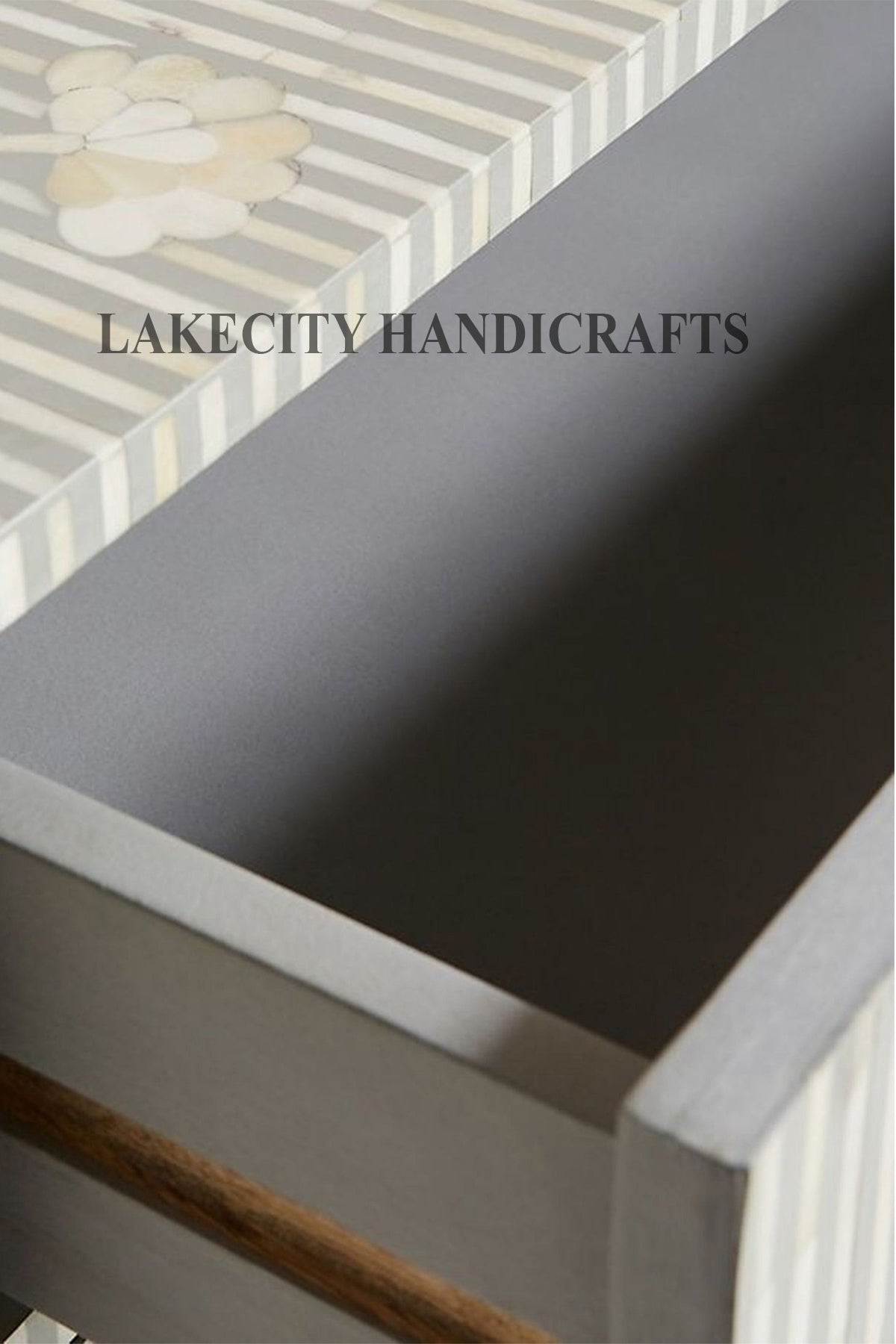 Bone Inlay Motif Design Ada 6 Drawers Chest | Bone Inlay Motif Design Ada 6 Drawers Dresser Table