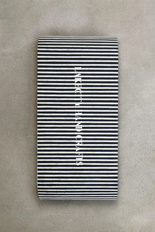 Bone Inlay Stripe Design Waterfall Coffee Table | Bone Inlay Stripe Design Waterfall Center Table