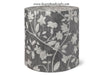 Bone Inlay Round Stool Floral Design Grey 1