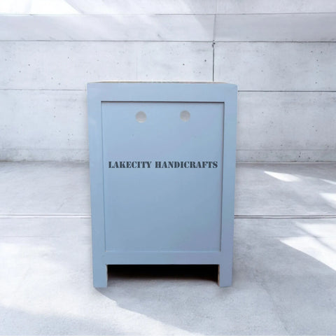 Bone Inlay Star Design 3 Drawers Bedside Table Grey | Bone Inlay Star Design 3 Drawers Nightstand Table Grey