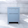 Bone Inlay Star Design 3 Drawers Bedside Table Grey | Bone Inlay Star Design 3 Drawers Nightstand Table Grey
