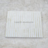 Bone Inlay Stripe Design 2 Drawers Bedside Table White | Bone Inlay Stripe Design 2 Drawers Nightstand Table White