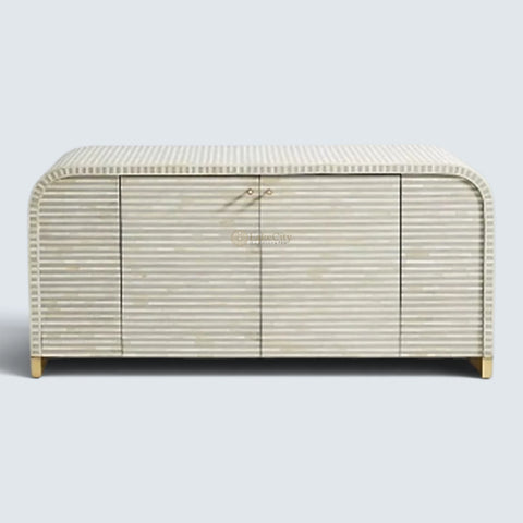 Bone Inlay Waterfall Buffet Grey