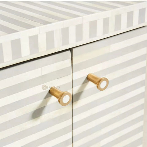Bone Inlay Waterfall Buffet Grey
