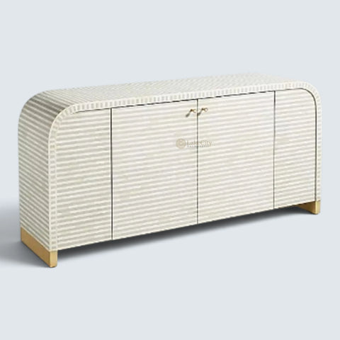 Bone Inlay Waterfall Buffet Grey