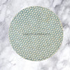 Bone Inlay Targua Design Round Coffee Table Teal Green | Bone Inlay Targua Design Round Center Table Teal Green