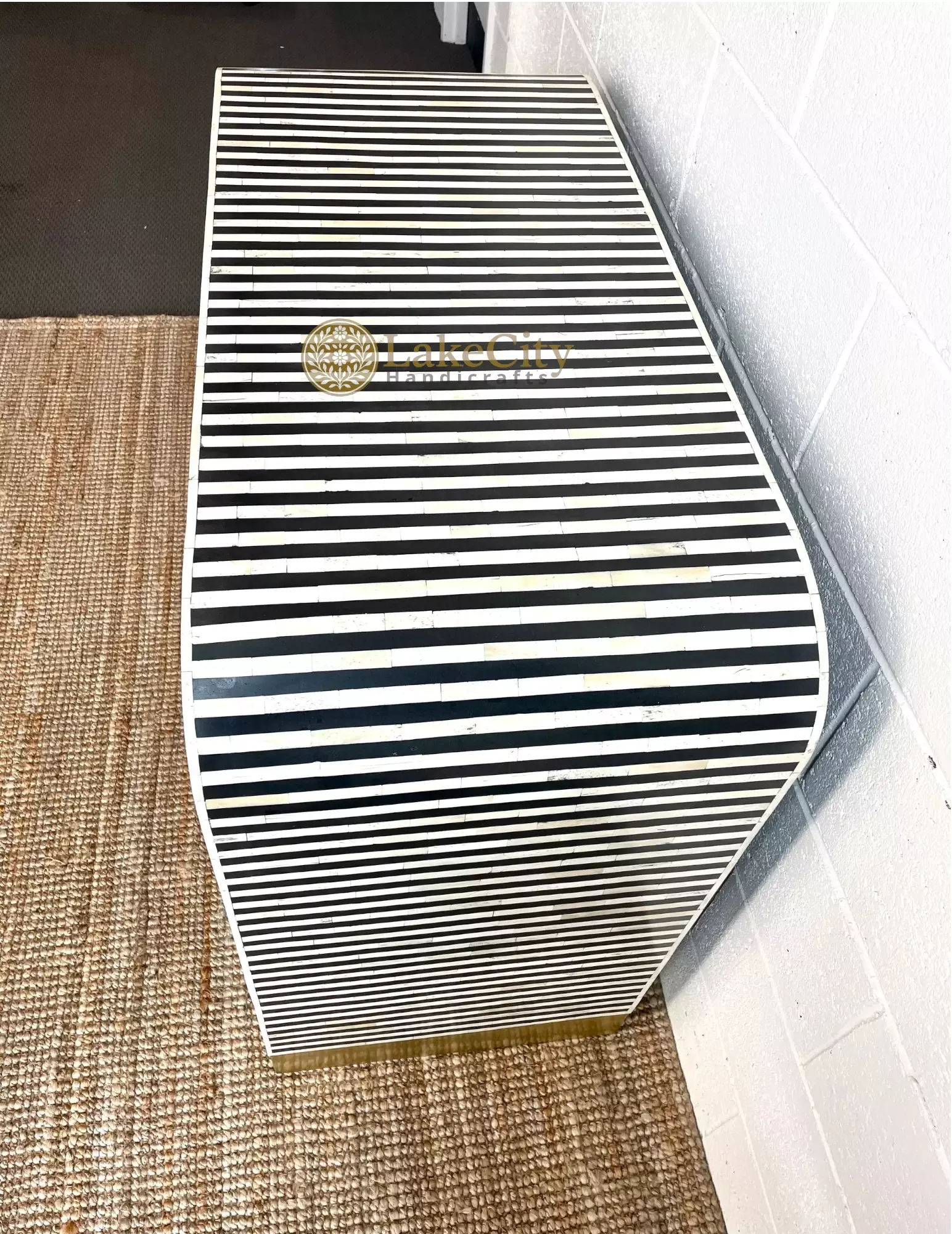 Bone Inlay Waterfall Stripe 4 Drawers Dresser Table | Bone Inlay Waterfall Stripe 4 Drawers Chest