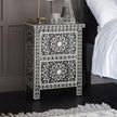 Bone Inlay Zahra Bedside Black 3