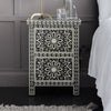 Bone Inlay Zahra Bedside Black 1