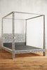 Bone Inlay Four Poster Bed Black 3