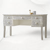 grey Bone Inlay console table desk 