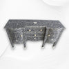 Bone Inlay Victorian Buffet Black 1