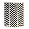 Chevron Bone Inlay Stool Black 4