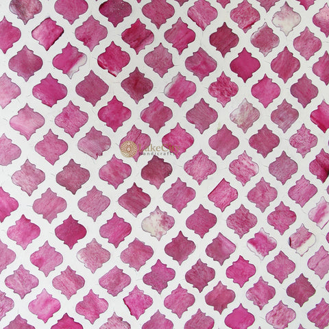 Pink Colored Bone Inlay Marrakech Chest Of 4 Drawer
