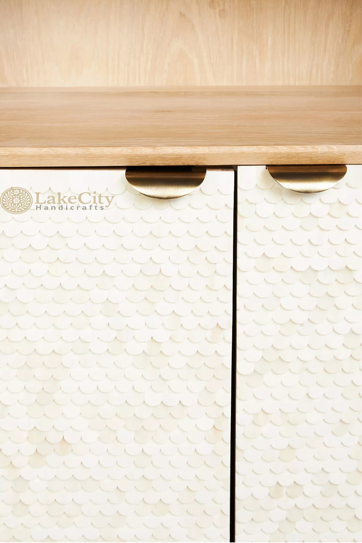 Cora Bone Inlay Bookcase
