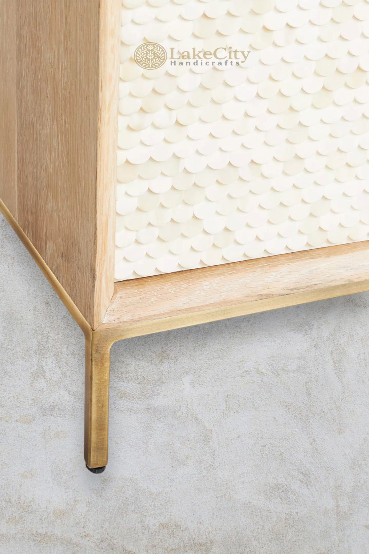 Cora Bone Inlay Bookcase