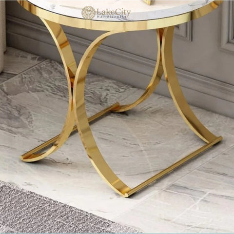 Elegant X Designer Stainless Steel Coffee Table