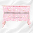 Estelle Bone Inlay 2 Drawer Chest Pink 1