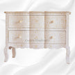 Estelle Bone Inlay 2 Drawer Chest White 1