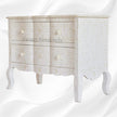 Estelle Bone Inlay 2 Drawer Chest White 2