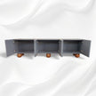 Esther Bone Inlay Media Cabinet Grey 4