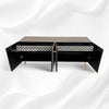 Faith Bone Inlay Star Media Cabinet Black 3