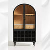 Fern Single Drawer Bar Cabinet Black 2