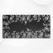 Flora Bone Inlay Dining Table Black