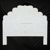 Floral Bone Inlay Headboard White 3