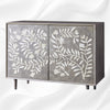 Flower Bone Inlay 2 Door Cabinet Dusk 3