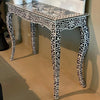 French Bone Inlay Console Black 1