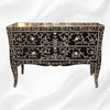 French Bone Inlay Dresser Black 1