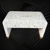 Full Bone Inlay Waterfall 2 Drawers Console 2