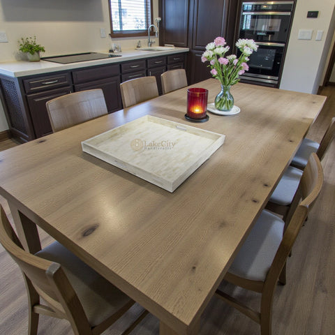 Full Ivory Bone Inlay Tray Square