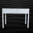 FUSION Floral Bone Inlay Console Grey Ready to Ship 1