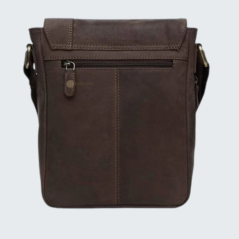 Genuine Leather Cross Body Shoulder Bag Adjustable Strap