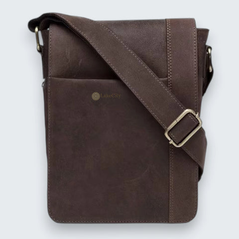 Genuine Leather Cross Body Shoulder Bag Adjustable Strap