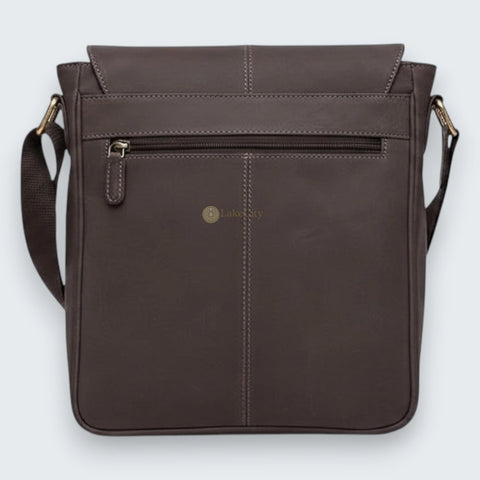Genuine Men Leather Multi-purpose Utility Sling Messenger Bag