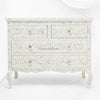 Grace Mother of Pearl Inlay 4 Drawer Dresser White