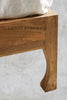 Hand-carved Lombok Bed Natural Brown | Wood Carved Bed Natural Frame
