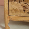 Luxury Handcarved Lombok 3 Drawer Dresser Natural 5