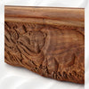 Handcarved Menagerie Dining Table Natural