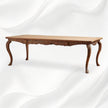 Handcarved Menagerie Dining Table Natural