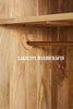 Hand-carved Lombok 2 Door Armoire Natural Brown | Hand-carved Lombok 2 Door Wardrobe Brown