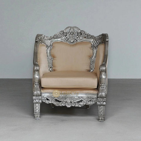 Handcrafted Miyo Silver Chair