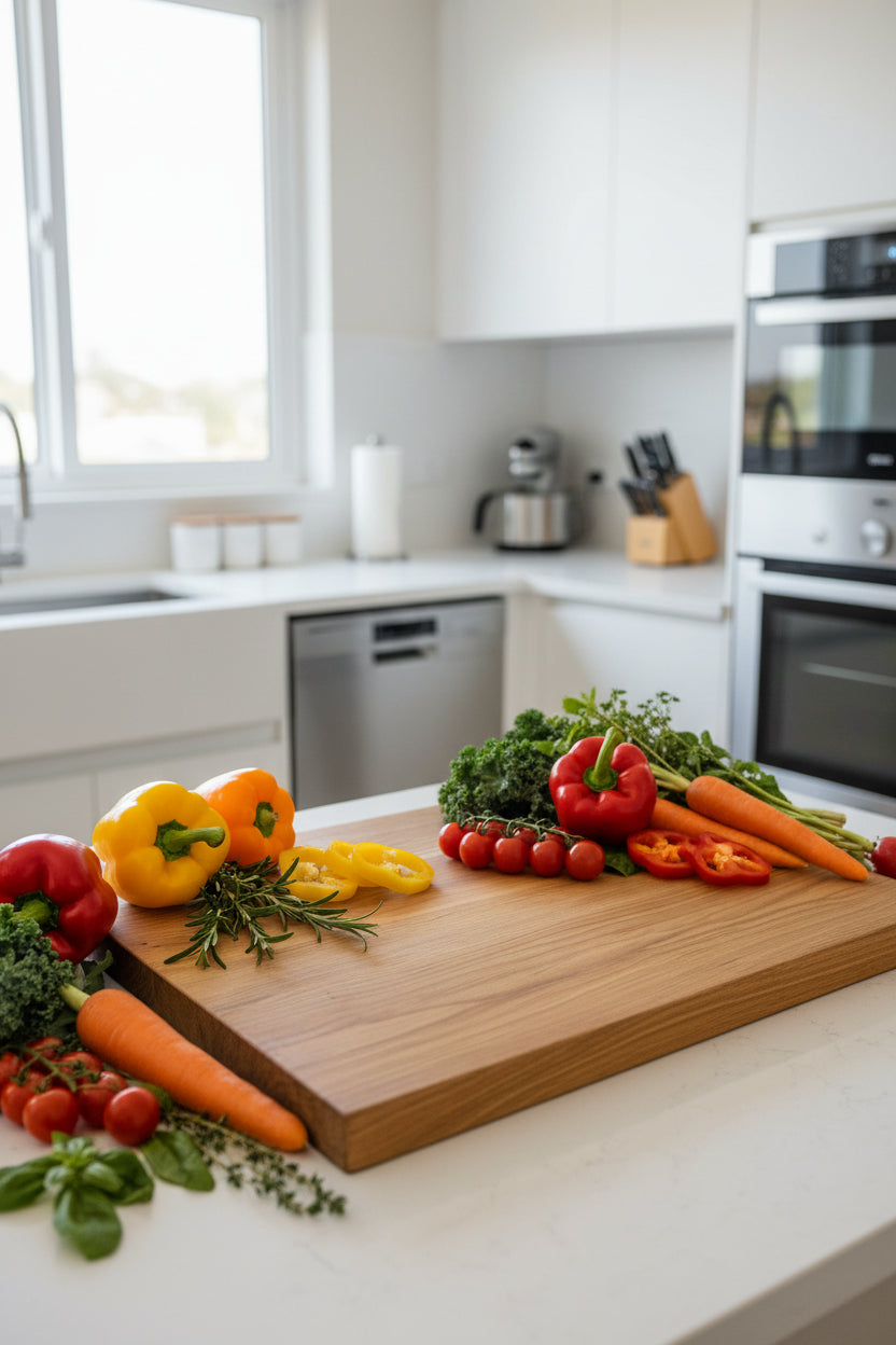 Handcrafted White oak Wood Cutting Board