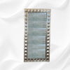 Hermes Silver Metal Embossed Floor Mirror 2