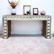 Talitha Silver Metal Embossed Console 1